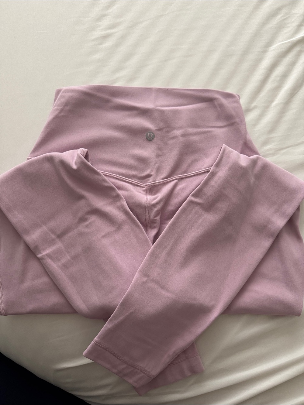 lululemon Light pink peony High-Rise Leggings align nulu double layer 28”